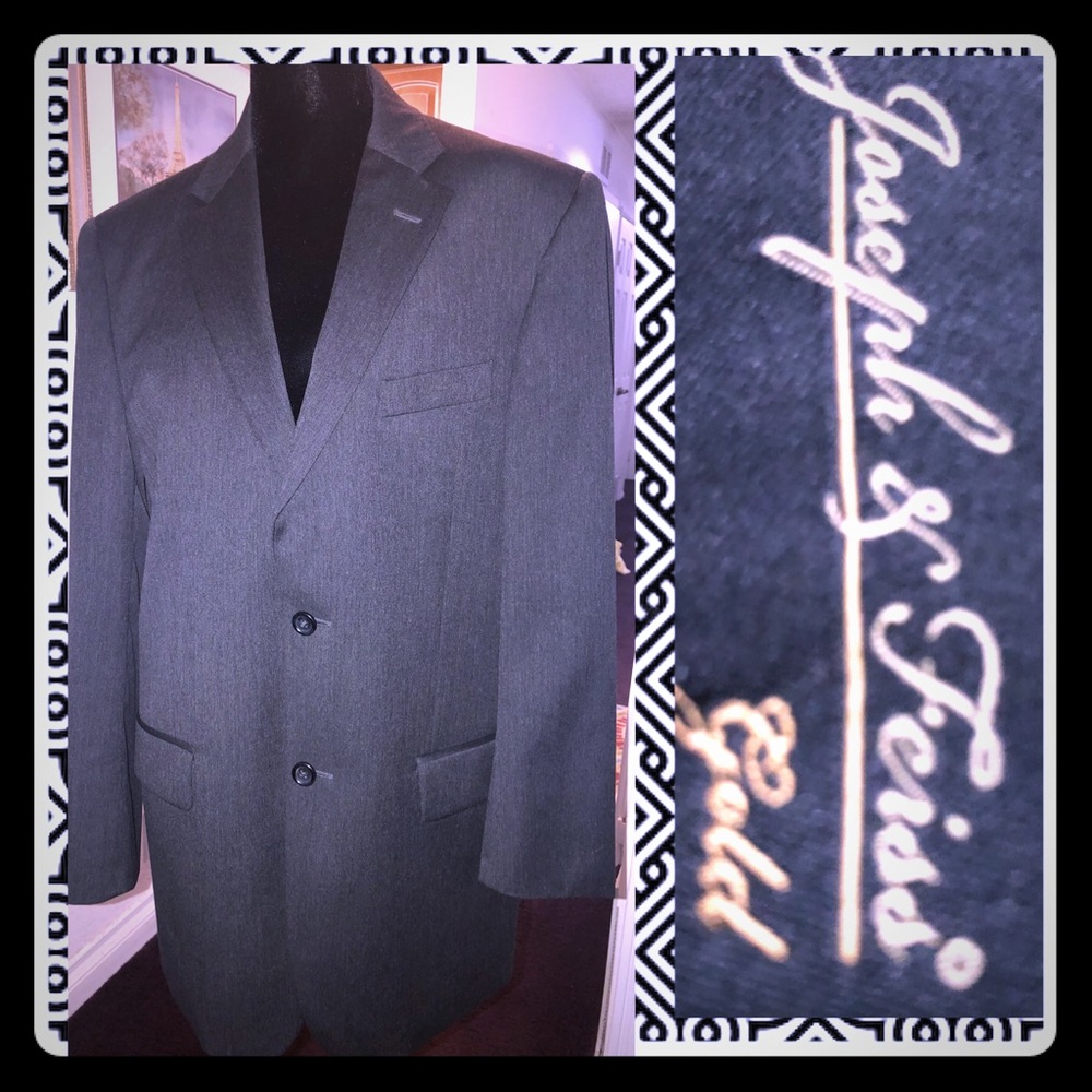Joseph & Feiss Gold Sport Coat Grayish Brown.